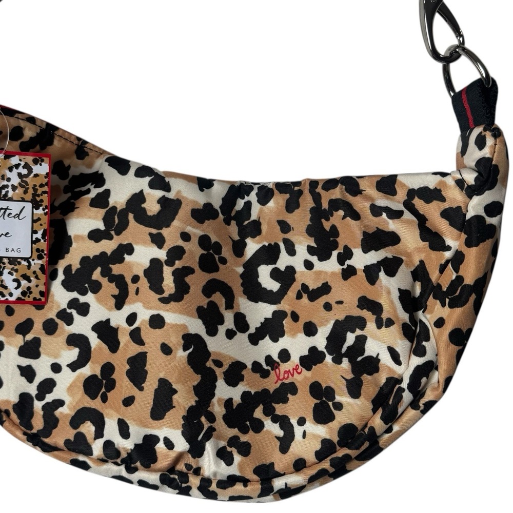 NEW Brighton Spotted Love Swing‎ Bag Leopard Animal Print Travel Chic Luxury - Picture 6 of 9